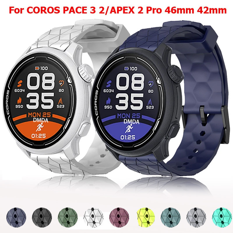 Dây Đeo Thể Thao Cho COROS APEX 2 Pro APEX 46mm 42mm Vòng Tay Silicon Thay Thế Cho COROS PACE 3 2 / 