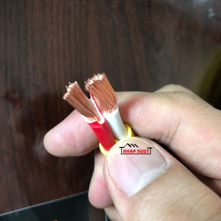 1 mét dây điện đôi Trần Phú chính hãng, dây đôi mềm bọc dẹt VCm, 2x0.75, 2x1, 2x1.5, 2x2.5, 2x4