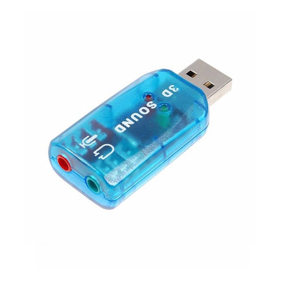 Card chuyển USB ra Sound - Card âm thanh USB dùng cho máy tính