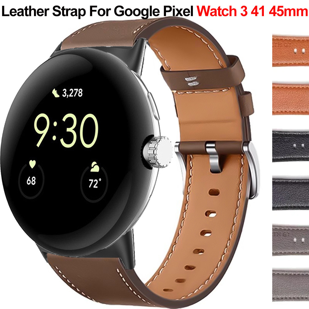 Dây Da Cho Google Pixel Watch 3 41 45mm Thay Thế Dây Đeo Tay Correa Vòng Tay Cho Google Pixel Watch 