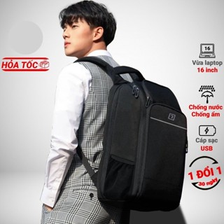 Balo Laptop Nam Công Sở Đựng Laptop 15'6in Ngăn Chống Sốc Ngăn Quần Áo To Du Lịch