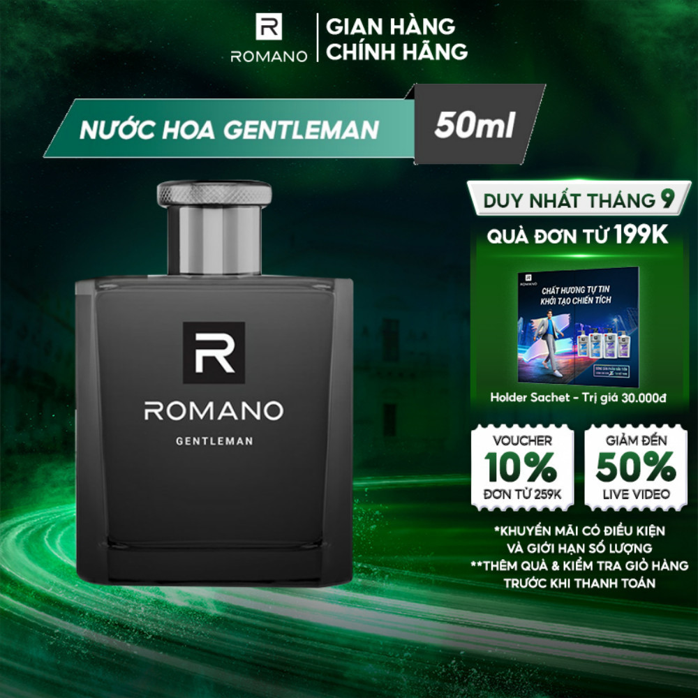 Nước hoa nam Romano Gentleman 50ml