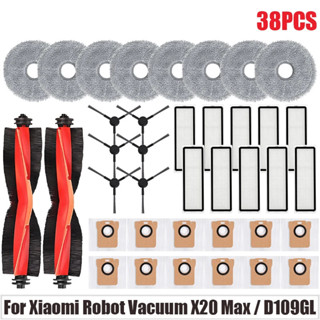 Xiaomi Robot Hút Chân Không X20 Max / D109GL Bộ Phận Chân Không Con Lăn Chính Bên Bàn Chải Bộ Lọc Hepa Lau Vải Túi Bụi