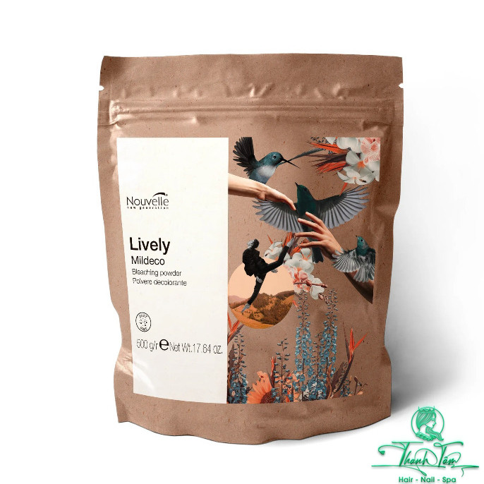 [ NL ] Bột tẩy Lively không Ammonia Free Bleaching Powder Nouvelle 500ml
