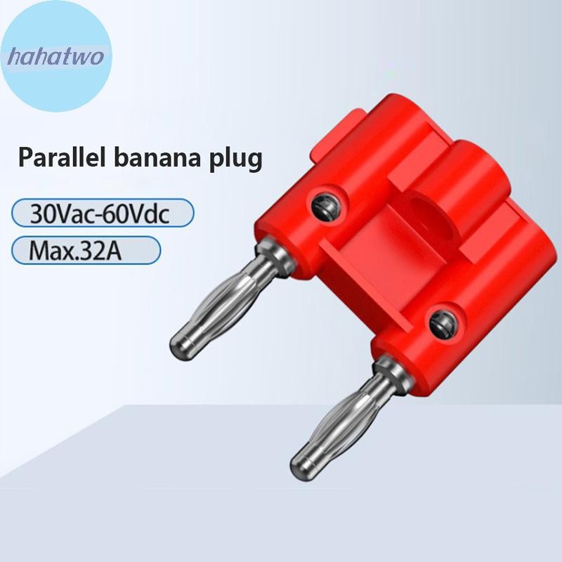 Ha Double Row 4mm Banana Plug Connector Loa Khuếch Đại Cắm Jack Adapter VN