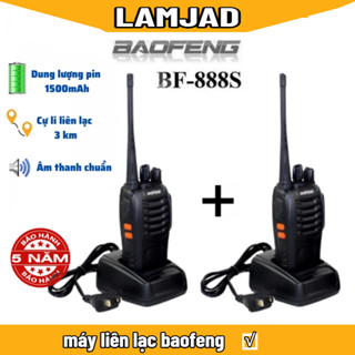Bộ Đàm Baofeng BF-888S Khoảng Cách Từ 3Km đến 5Km, 16 Kênh, Chất Lượng Âm Thanh Chuẩn