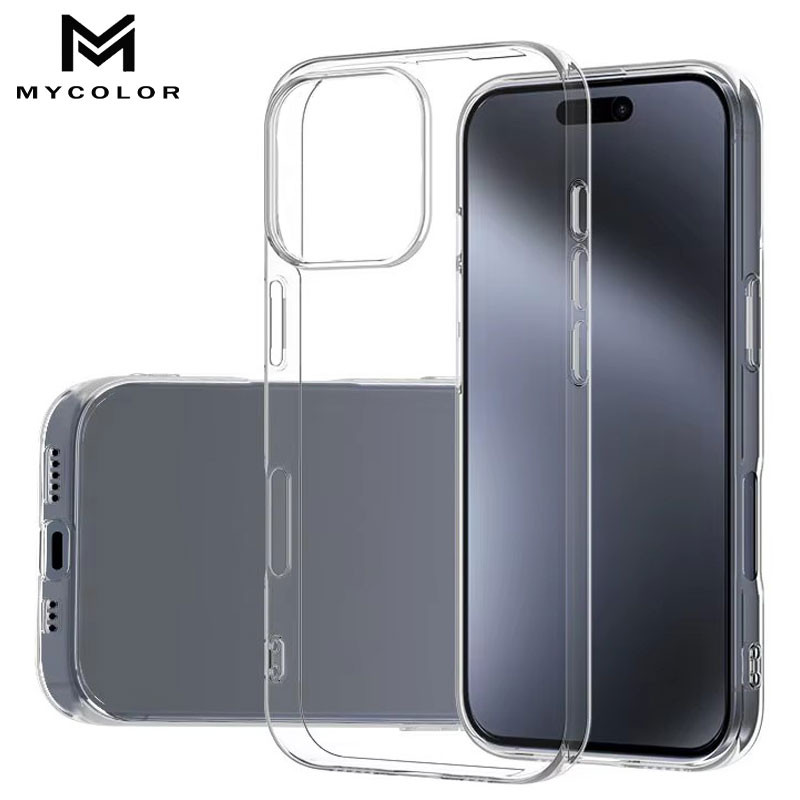 Ốp điện thoại TPU mềm trong suốt cho iPhone iP 17 Air 16E 16 15 14 13 12 Mini 11 Pro Xs Max Xr X 8 7