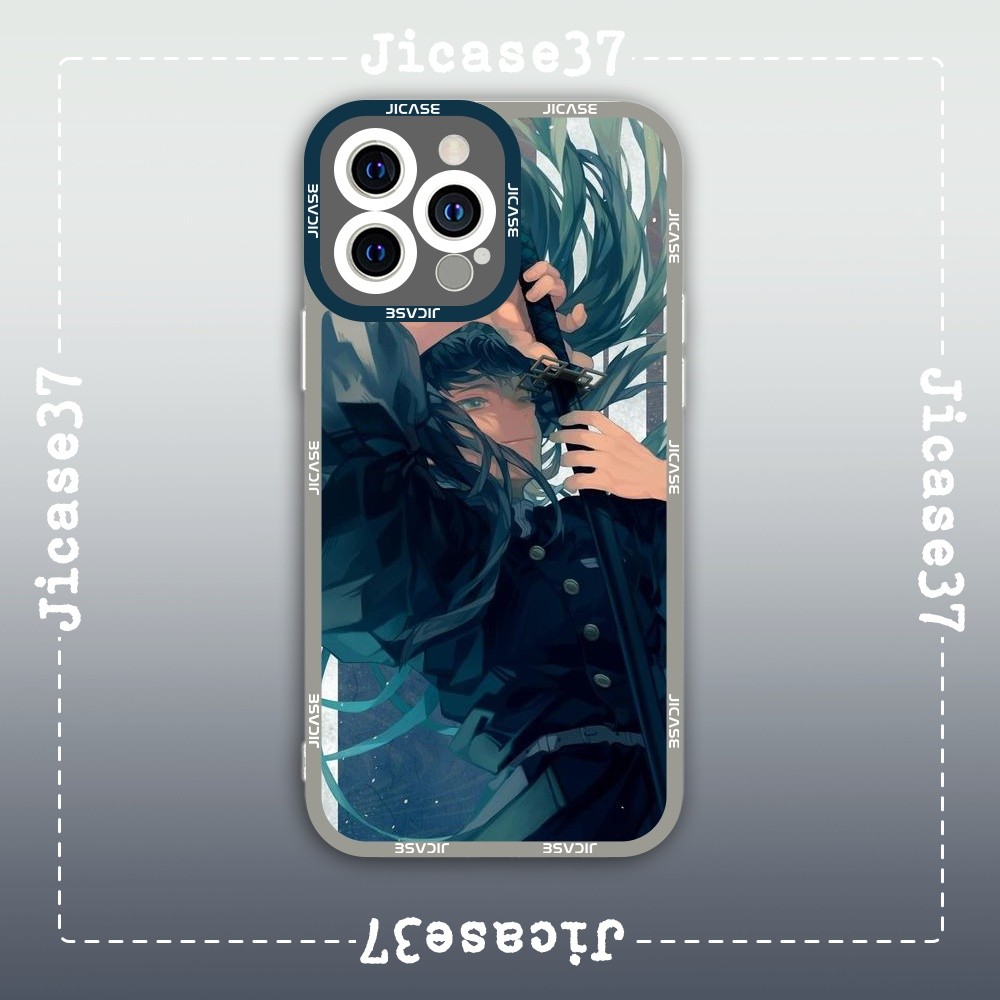 Ốp lưng iPhone Cạnh Vuông Tokito Muichiro nhân vật trong thanh gươm diệt quỷ