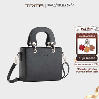 Túi Trita (Thời trang nữ quai bản to phối khoen kim loại cỡ nhỏ - Túi xách da RTX24)