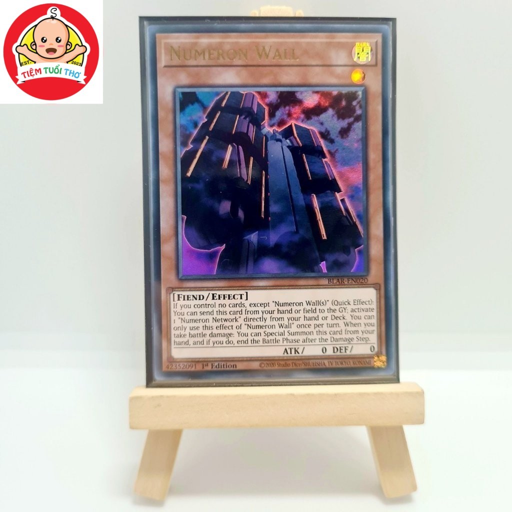 [Siêu hot] Thẻ bài yugioh Numeron Wall [BLAR-EN020] - Ultra 1st Edition - Tặng bọc bài bảo quản