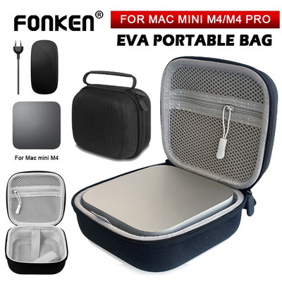 Hộp Đựng Fonken Cho 2024 Mac Mini M4 Máy Tính Để Bàn Bảo Vệ Du Lịch Túi Bảo Quản