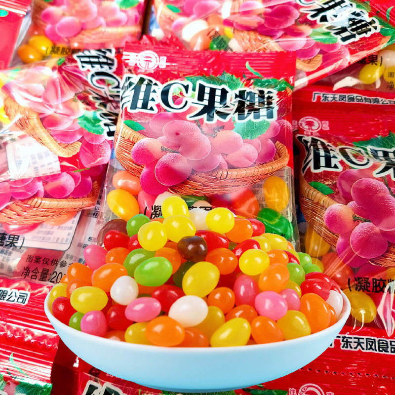 Rơm Strawfengwei C Fructose Rainbow Candy Geely Beans Post-8090s Rainbow Candy Rainbow Candy Geely B