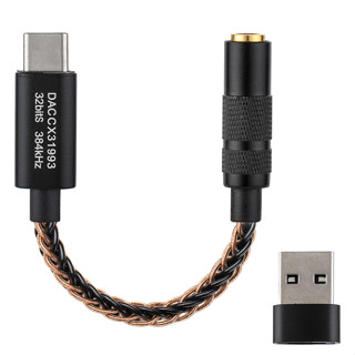  CX31993 HiFi USB DAC Type-C Sang 3.5mm Bộ khuếch đại tai nghe Bộ giải mã âm thanh kỹ thuật số IEM AMP Bộ chuyển đổi điện thoại di động USB-C sang 3,5mm 