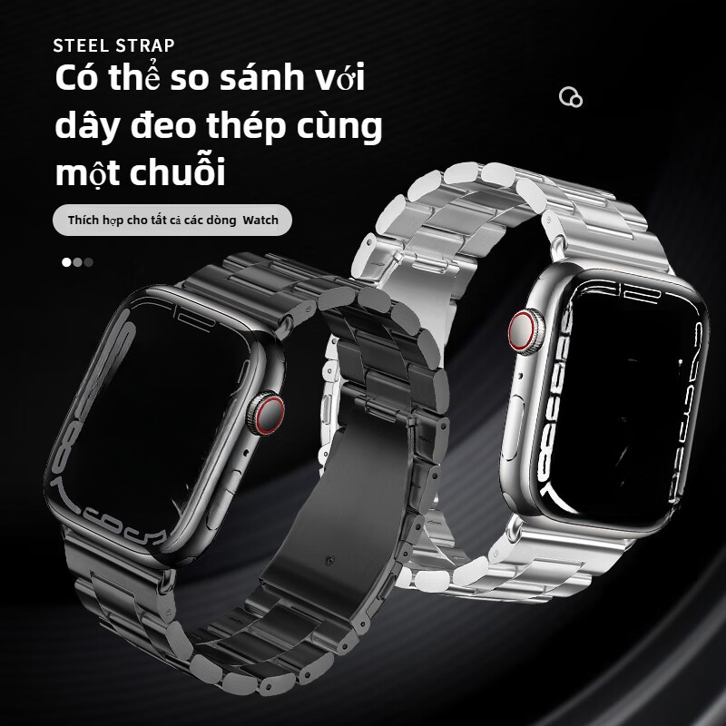 Dây Đồng Hồ Chất Liệu Thép Không Gỉ Dành Cho Apple Watch Series 10 9 8 7 SE ultra 49mm 45mm 42/46mm 