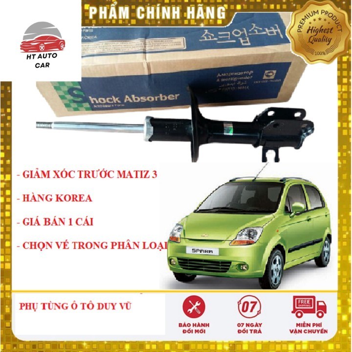 GIẢM XÓC TRƯỚC DEAWOO MATIZ 3 ( MATIZ SPARK ) PHUỘC NHÚN TRƯỚC MATIZ 3 HÀNG HÀN QUỐC