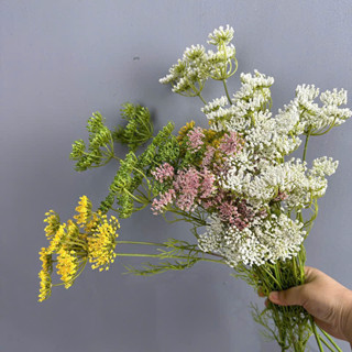 Hoa giả, hoa tiểu hồi hương, hoa ren trang trí nhà cửa, cắm điểm, decor cổng cưới, xe hoa, phụ kiện chụp hình