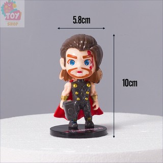 Mô Hình Nhân Vật Siêu Anh Hùng Marvel 8cm