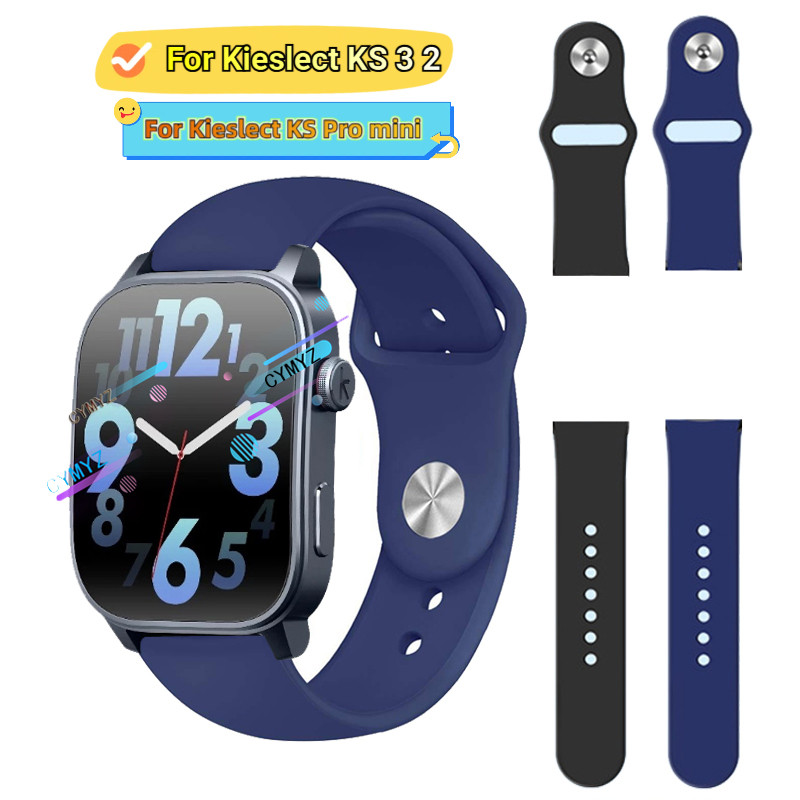 Kieslect KS 3 2 dây đeo Dây đeo silicon Kieslect KS Pro dây đeo mini Dây đeo cổ tay thể thao