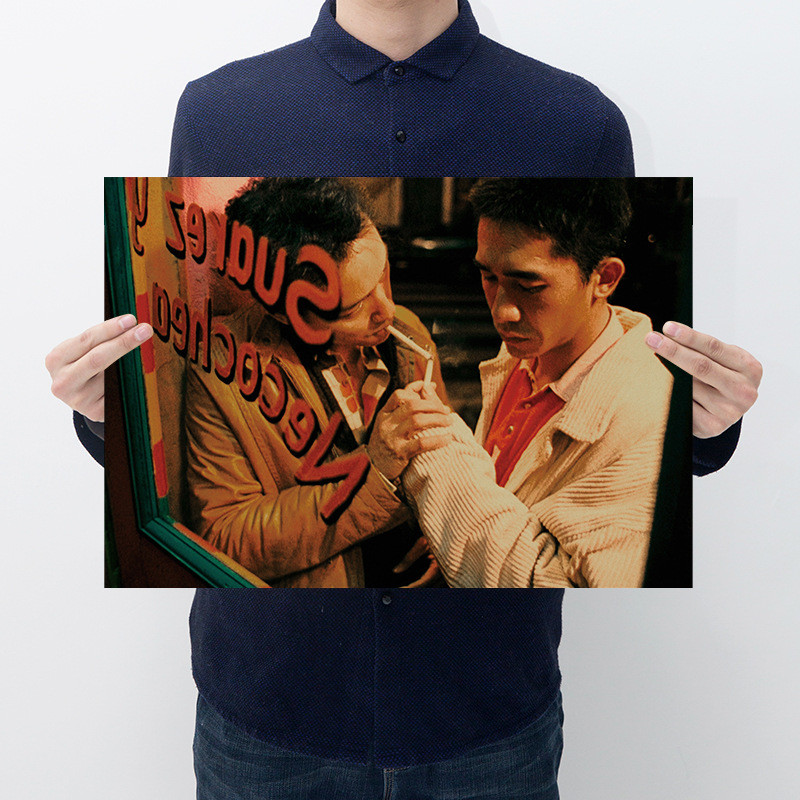 [D143] Chunguang Thoạt nhìn Retro Giấy Kraft Poster Thanh Rạp Chiếu Phim Cafe Tranh Trang Trí Dán Tư