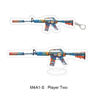  Móc Khoá Mô Hình Standee Mô Hình Súng CSGO M4A Trang Trí Trang Trí Bàn Học Làm Việc 