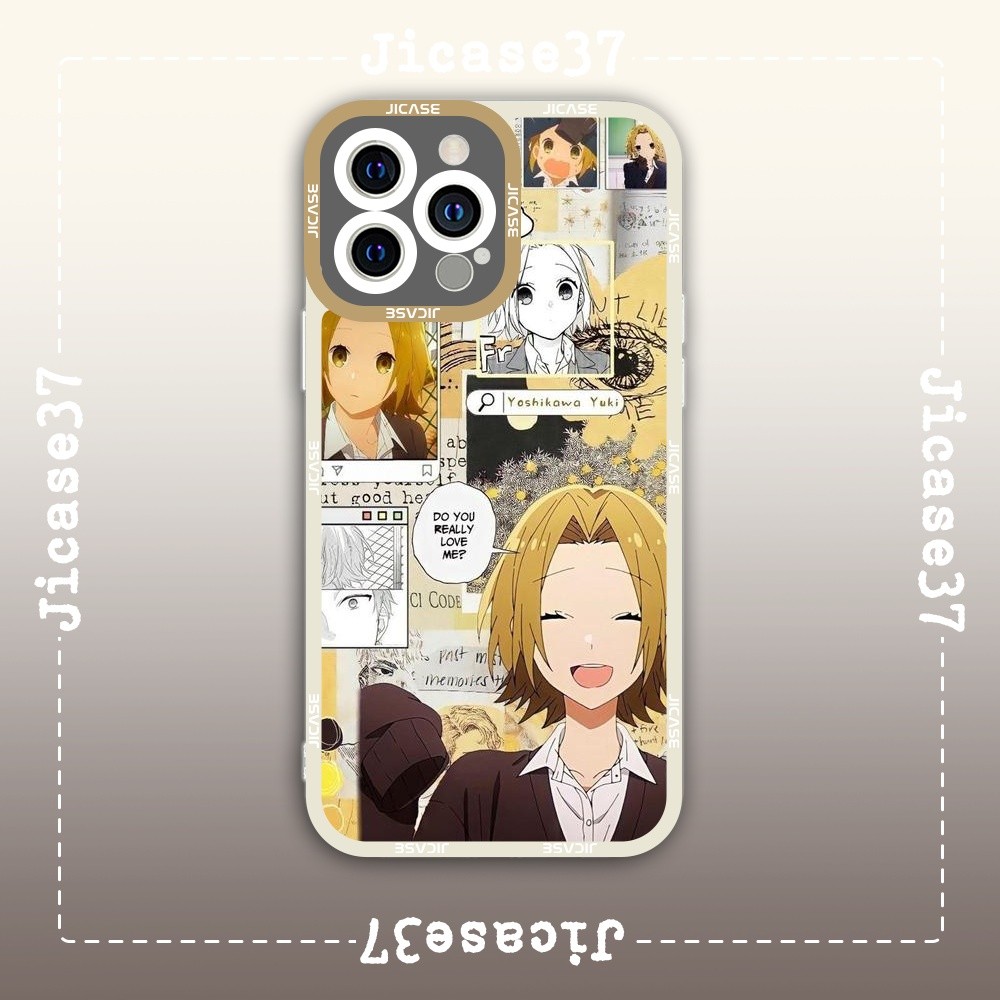 Ốp lưng iPhone Cạnh Vuông Samsung Xiaomi Oppo Anime Horimiya nhân vật Yuki Yoshikawa
