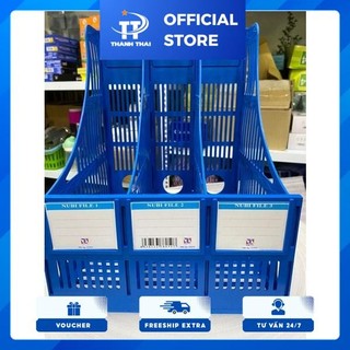 File 3 ngăn đựng tài liệu - Khay đựng tài liệu A4 1 ngăn - 3 ngăn-File nan 4 ngăn kèm giá cắm bút