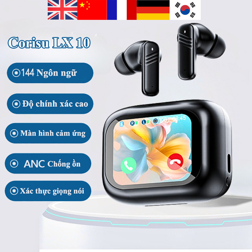 Tai Nghe Phiên Dịch Bluetooth Corisu LX10 Dịch Nhiều Ngôn Ngữ Âm Thanh Siêu Đỉnh | BigBuy360 - bigbuy360.vn