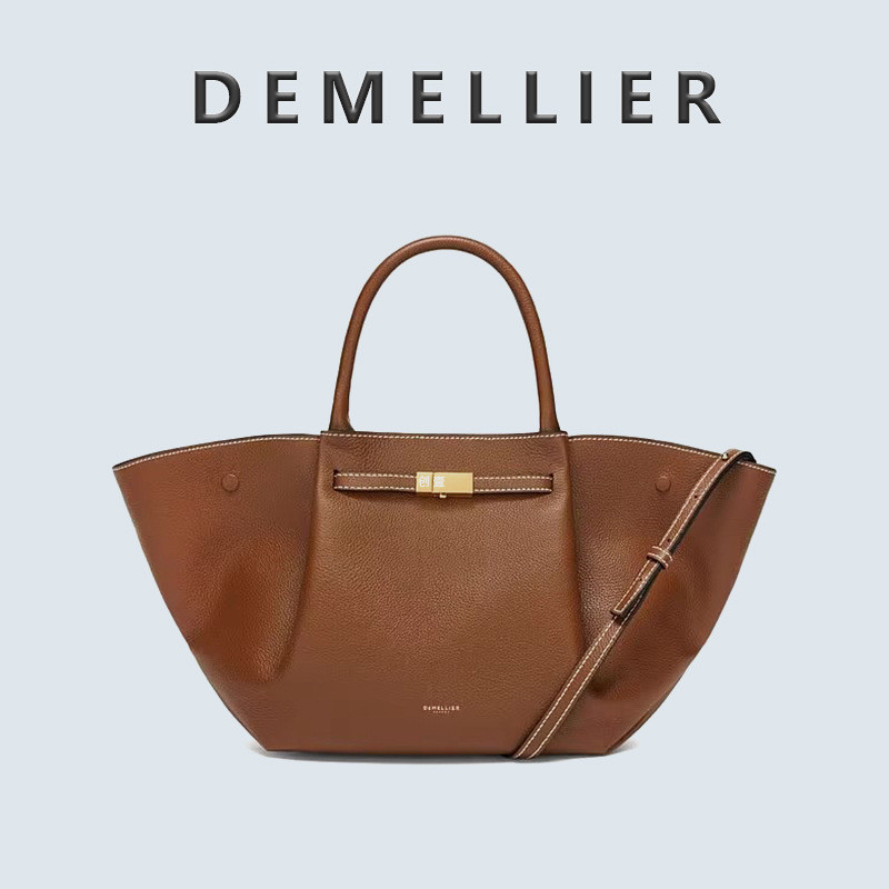 Demellier2024 Mùa Thu Phong Cách Mới Túi Cánh Châu Âu Mỹ Thời Trang Túi Bánh Bao Di Động Túi Tote