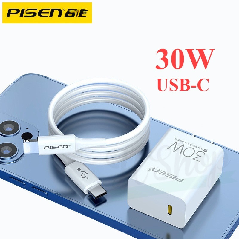 [ Pisen 30W / 20W ] Bộ sạc / Củ Sạc PISEN QUICK PD 20W / 30W  TS-C160( bán lẻ củ hoặc dây  ) - Hàng Chính Hãng- HSHO | BigBuy360 - bigbuy360.vn