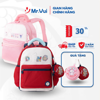 Balo mẫu giáo Mr Vui, balo học sinh mầm non, cho bé trai, bé gái in hình dễ thương cao cấp BLMG 1020