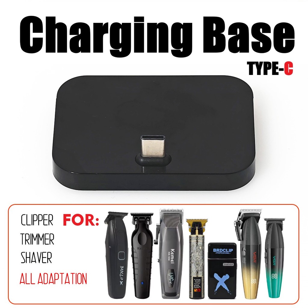 Máy cạo râu điện chuyên nghiệp Type-C Đế sạc máy cạo râu cho nhiều máy KM2299 V003 V906 BL600 BL800 