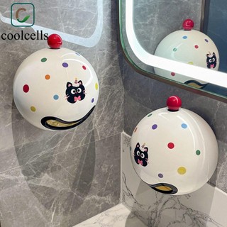  Hộp đựng khăn giấy vệ sinh COOLCELLS Giá đựng giấy cuộn treo tường dễ thương Hộp đựng đồ Hộp đựng khăn ăn sáng tạo không đục lỗ tinh tế tại nhà dân 