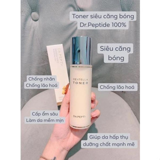 Nước Hoa Hồng Giúp Dưỡng Da Căng Bóng, Dưỡng Ẩm, Se Khít Lỗ Chân Lông, Sáng Da  Dr.Pepti Centella Toner 180ml. date xa