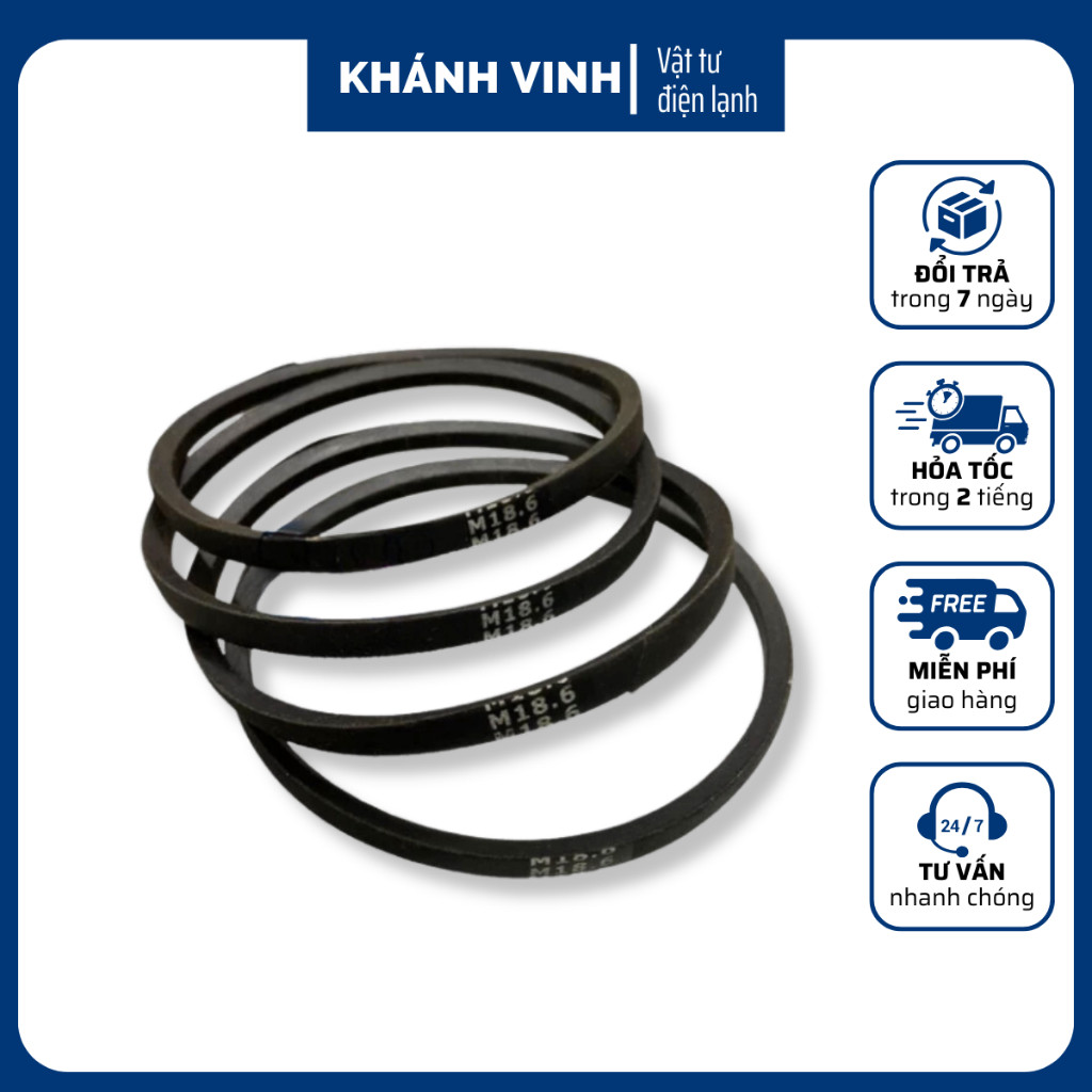 Dây curoa máy giặt cửa trên, dây curoa cho máy giặt lồng đứng M18 - M22