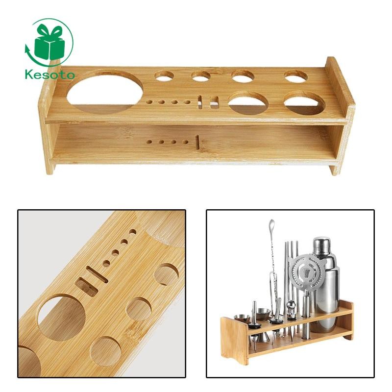 Bộ Quầy Pha Chế Giá Đỡ Cocktail Shaker Phụ Kiện Bàn Cocktail Shaker Đứng