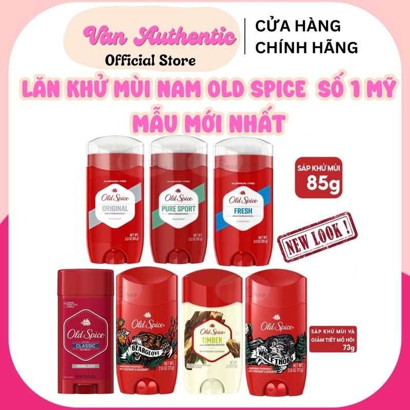 ️LĂN KHỬ MÙI OLD SPICE PURE SPORT HIGH ENDURANCE DEODORANT ALUMINUM FREE 68G