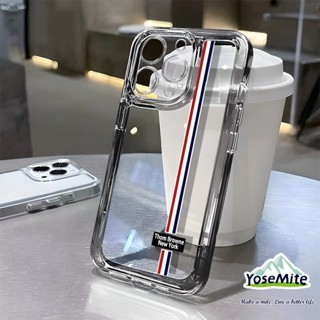 ốp lưng thương hiệu xa xỉ iPhone 16 Pro Max 11 15 14 13 12 11 Pro Max8 7 Plus X XR XS 6 6S Se 2020 Trường hợp TPU trong suốt cho cạnh vuông thương hiệu thời trang,thương hiệu cao cấp