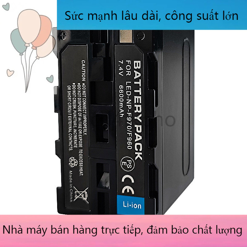 Pin máy ảnh mới áp dụng Sony NP-F570/F770/F970 Semi-Decode Photographic Supplement Light Battery Mon