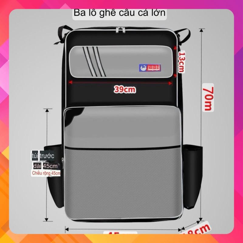 Balo đựng ghế câu đài cao 70cm dài 40 rộng 18cm