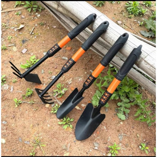  RẺ VÔ ĐỊCH Bộ 4 Món Dụng Cụ Làm Vườn Tay Cầm Bọc Cao Su Chắc Chắn Siêu Tiện Dụng Gồm Cuốc Xẻng Cào Đất ship nhanh 