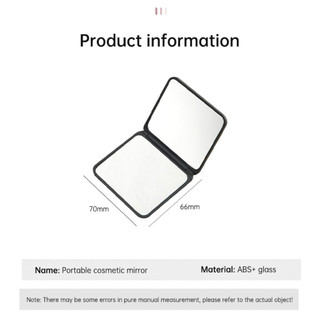 Gương trang điểm gấp gọn mini 2 mặt-SINGU