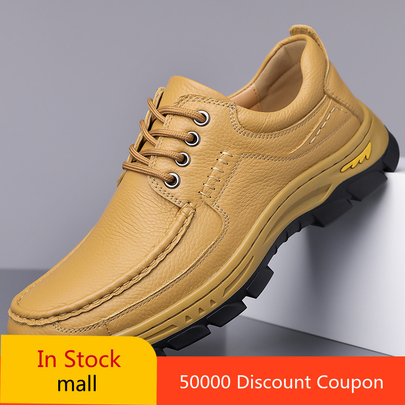 Giày da thời trang cao cấp Aoxiang mùa xuân và mùa thu Wenzhou, da bò lớp trên