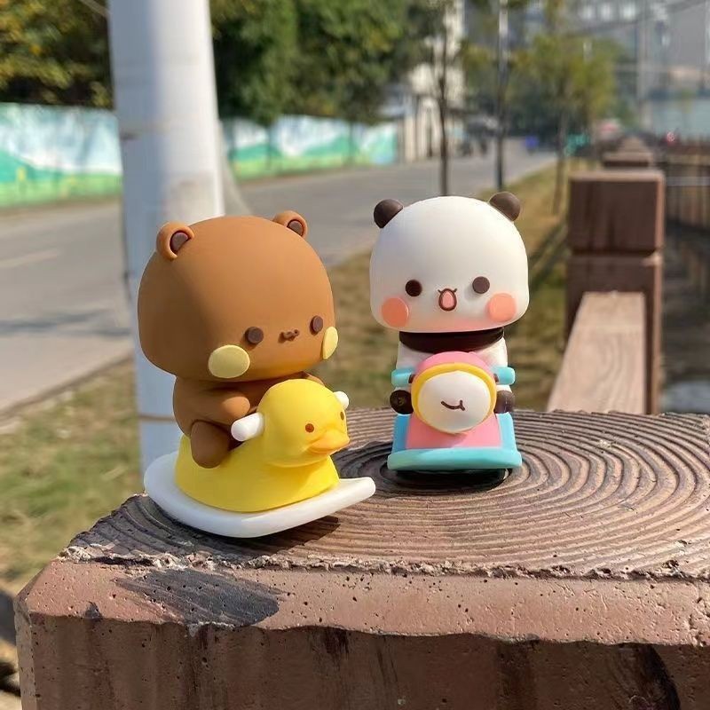 Yier & Bubu Rocking Doll Đồ trang trí để bàn Bubu Dudu Cặp đôi Quà tặng Bạn trai Bạn gái Quà tặng si