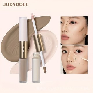  JUDYDOLL Contour Orange Duo kem tạo khối lỏng mờ hai đầu kem đánh highlight kem tạo khối mũi mờ CC72 