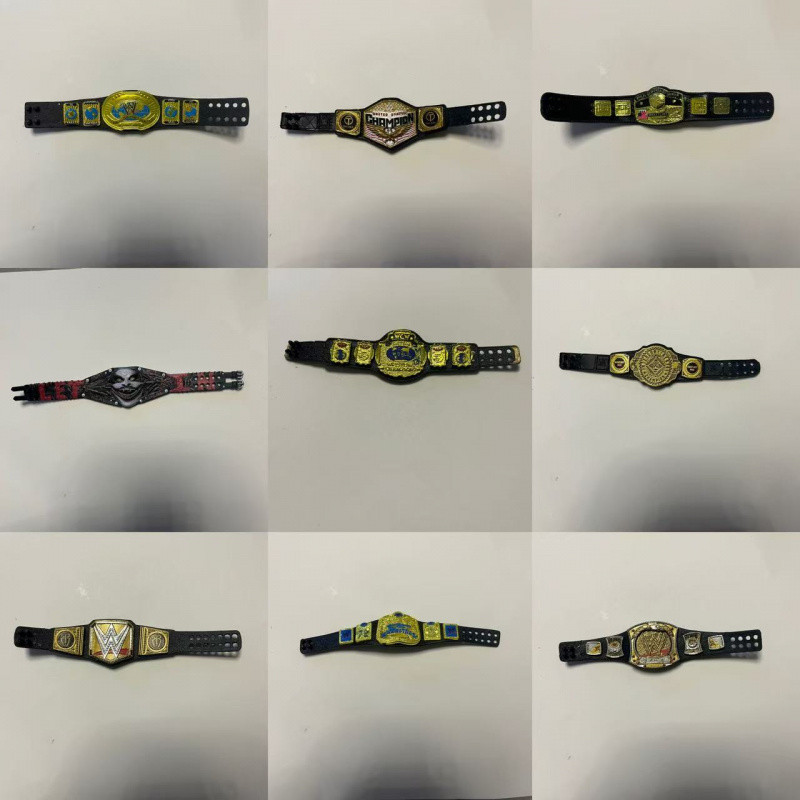 Wwe Wrestler hình đai vô địch 6-7 inch Đai vàng Wrestler có thể di chuyển được