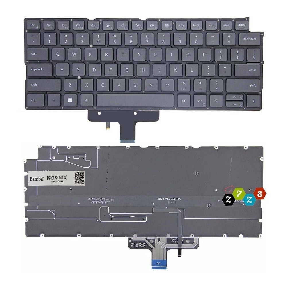 Bàn phím laptop Dell Latitude 9420 2 in 1, 9430 2 in 1 (Có Đèn)