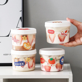 1 Hộp đựng yến mạch qua đêm 400ml / 650ml có nắp đậy cho trái cây & hạt, Hộp đựng bột yến mạch di động, chống rò rỉ cho sữa chua, súp, ngũ cốc, sữa và Salad