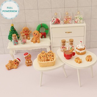 Fullpowernew 22 Cái / bộ Nhà Búp Bê Mini Sáng Tạo Giáng Sinh Kẹo Bánh Quy Phụ Kiện Mô Hình Thu Nhỏ Cảnh Xmas Đồ Chơi Trẻ Em DIY Trang Trí vn