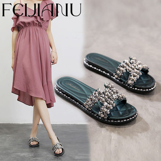FEIJIANU  dép sandal nữ giày sandal nữ dép đế cao đi biển Thoải Mái Thời Trang Mùa Hè Cho Nữ Thể thao Thời trang Đế linh hoạt Tự tin FDL24520HR 43Z241026