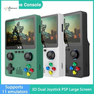 Máy chơi Game cầm tay X6 di động Màn hình IPS 3,5 inch 11 mô phỏng Máy chơi Game Video Quà tặng cho trẻ em Chất lượng cao Dễ sử dụng Màu trắng